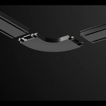 Кутовий конектор-з'єднувач накладного шинопроводу SLIM. Фото 2